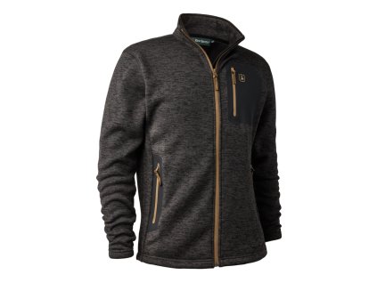 Pánska mikina Deerhunter Sarek Knitted - Dark Grey Melange M (Hide weapon Nie, For professionals Nie, Veľkosť M)