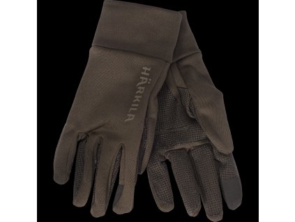 Rukavice Härkila Power Stretch Shadow Brown S (Hide weapon Nie, For professionals Nie, Veľkosť S)