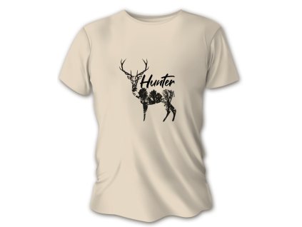 Dámske poľovnícke tričko TETRAO Hunter - pieskové XS (Hide weapon Nie, For professionals Nie, Veľkosť XS)