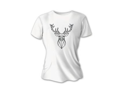 Dámske poľovnícke tričko TETRAO polovnicisrdcom - biele XS (Hide weapon Nie, For professionals Nie, Veľkosť XS)