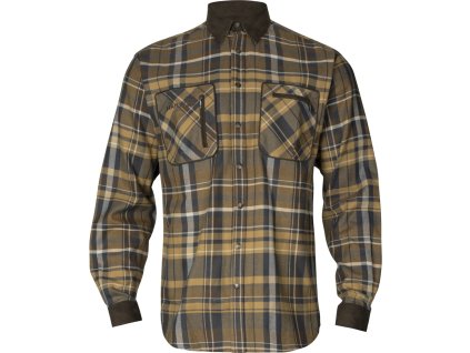 Pánska košeľa Härkila Pajala Antique bronze S (Hide weapon Nie, For professionals Nie, Veľkosť S)