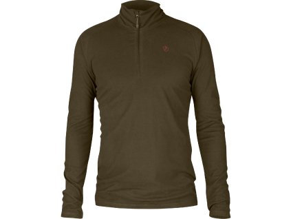 Pánske fleecové tričko Fjällräven Pine Half Zip - Dark Olive S (Hide weapon Nie, For professionals Nie, Veľkosť S)