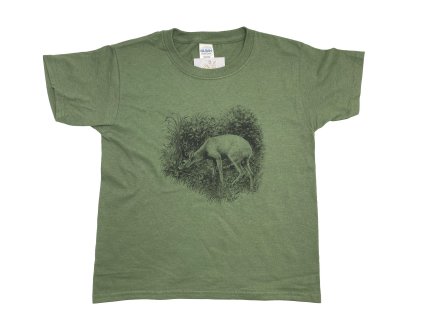 Detské poľovnícke tričko TETRAO srnec  XS (Hide weapon Nie, For professionals Nie, Veľkosť XS)