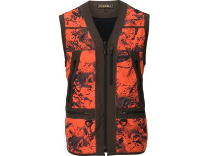 Pánska vesta Härkila Wildboar Pro Safety AXIS MSP Orange Blaze/Shadow Brown 4XL (Hide weapon Nie, For professionals Nie, Veľkosť 4XL)
