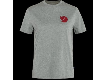 Dámske tričko Fjällräven s logom Grey-Melange XS (Hide weapon Nie, For professionals Nie, Veľkosť XS)