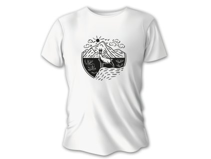 Dámske poľovnícke tričko TETRAO kamzík - biele XS (Hide weapon Nie, For professionals Nie, Veľkosť XS)