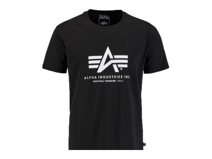 Tričko Alpha Industries Basic T-shirt čierne S (Hide weapon Nie, For professionals Nie, Veľkosť S)