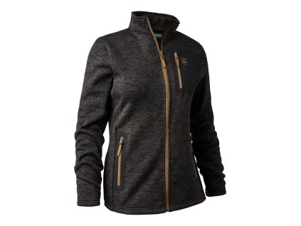 Dámska mikina Deerhunter Sarek Knitted - Dark Grey Melange 36 (Hide weapon Nie, For professionals Nie, Veľkosť 36)