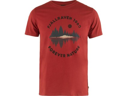 Pánske tričko Fjällräven Forest Mirror - Deep Red M (Hide weapon Nie, For professionals Nie, Veľkosť M)