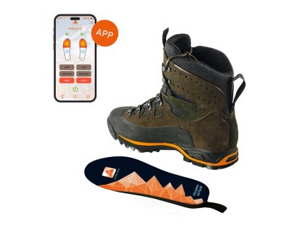 Vyhrievané vložky do topánok Alpenheat Wireless HotSole AH11 - ovládanie cez aplikáciu S/M (Hide weapon Nie, For professionals Nie, Veľkosť S/M)