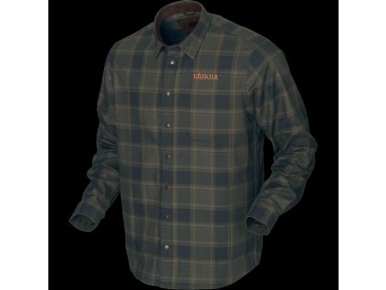Pánska košeľa Härkila Metso Actice Willow Green Check  M (Hide weapon Nie, For professionals Nie, Veľkosť M)