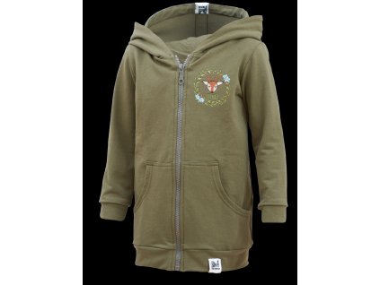 Detská poľovnícka mikina so zipsom TETRAO tenká 74/80 (Hide weapon Nie, For professionals Nie, Veľkosť 74/80)