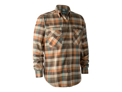 Pánska poľovnícka košeľa Deerhunter James - Brown Check 39/40 (Hide weapon Nie, For professionals Nie, Veľkosť 39/40)