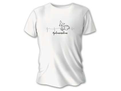 Dámske poľovnícke tričko TETRAO polovnicisrdcom - srna - biele XS (Hide weapon Nie, For professionals Nie, Veľkosť XS)