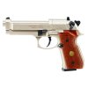 CO2 Beretta M92 FS nickel wood kal 2. 4%2C5mm diabolo 419.00.03