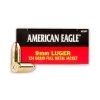9mm Luger American Eagle 124gr 8%2C04g FMJ AE9AP