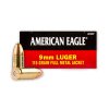 9mm Luger American Eagle 115gr 7%2C45g FMJ AE9DP