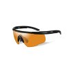 wiley x saber adv ballistic eyeshields black frame light rust 301 orezane