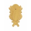 vyrezavana dubova podlozka pod trofej oak 4 21x12 cm bleda