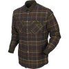 Pánska košeľa Härkila Pajala Mellow Brown Check S (Hide weapon Nie, For professionals Nie, Veľkosť S)