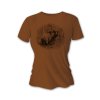 Dámske poľovnícke tričko TETRAO diviak veľký - hnedé XS (Hide weapon Nie, For professionals Nie, Veľkosť XS)