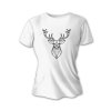 Dámske poľovnícke tričko TETRAO polovnicisrdcom - biele XS (Hide weapon Nie, For professionals Nie, Veľkosť XS)