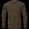 Pánske tričko Härkila Mountain Hunter L/S Hunting Green/Shadow Brown S (Hide weapon Nie, For professionals Nie, Veľkosť S)