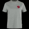 Dámske tričko Fjällräven s logom Grey-Melange XS (Hide weapon Nie, For professionals Nie, Veľkosť XS)