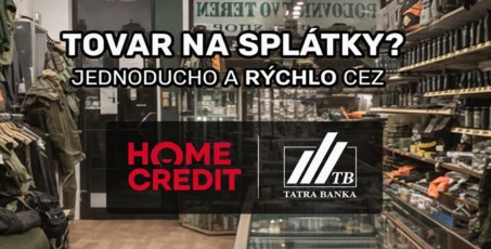 Poľovnícke produkty na splátky
