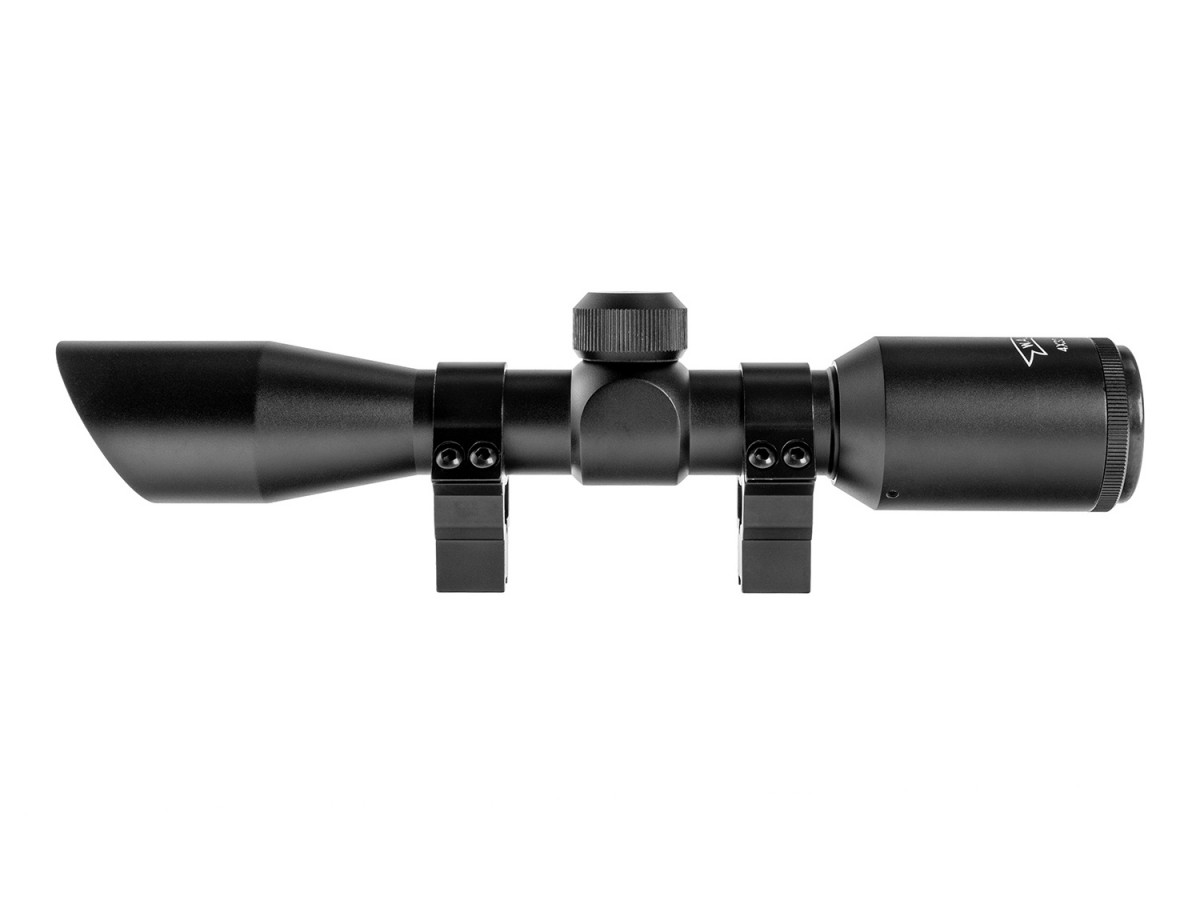 Puškohľad Walther 4x32 Compact, zvýšená montáž s podhľadom (11mm)