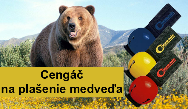 Zvonček na medvede, plašič medveďov - farebný