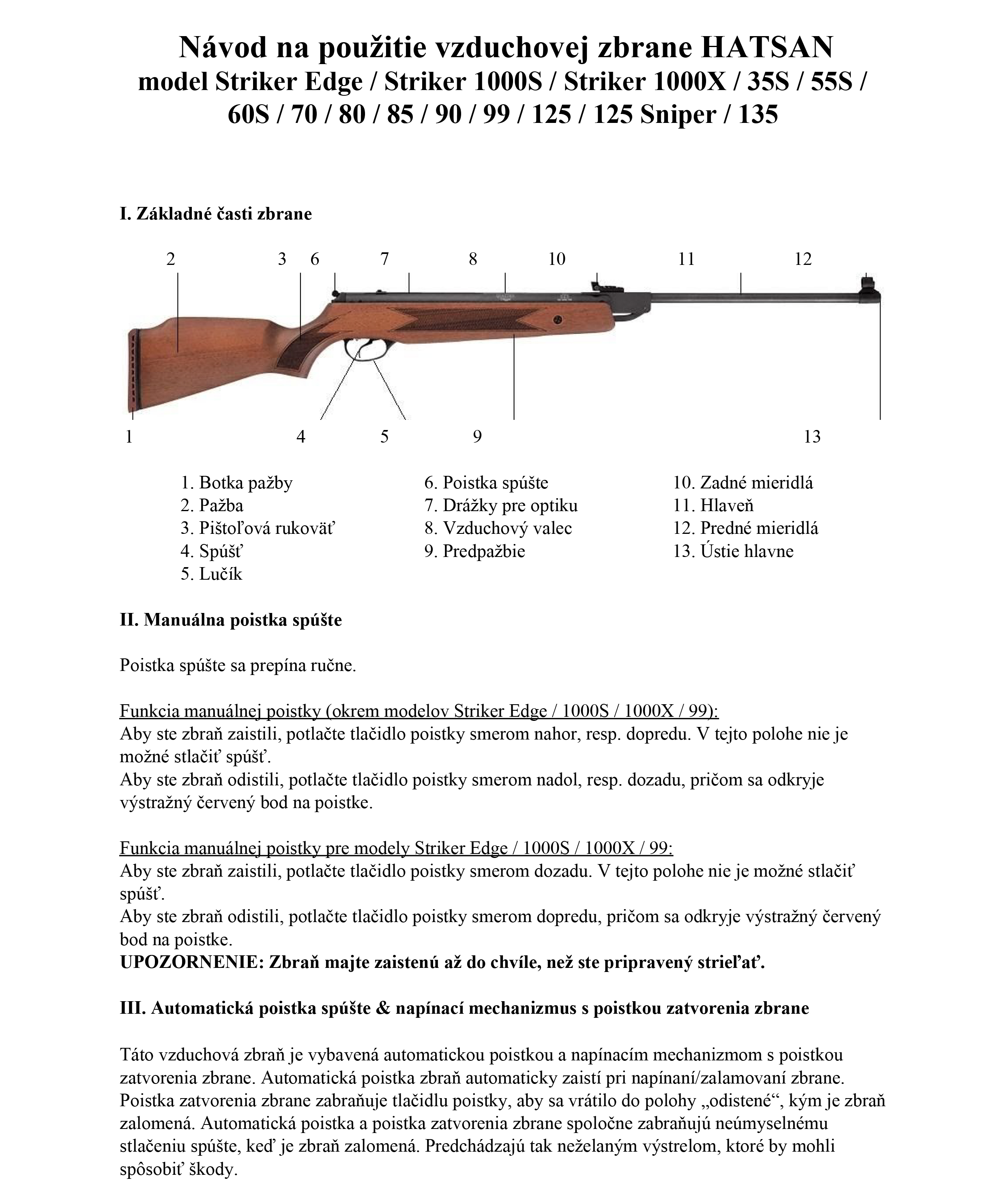 Vzduchovka Hatsan 70, kal. 5,5mm
