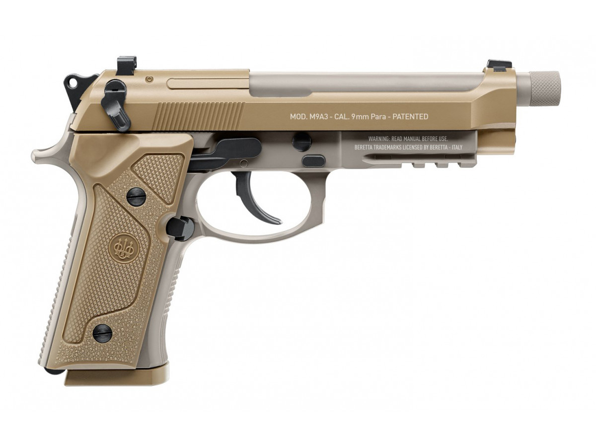 Pištoľ CO2 Beretta M9A3, kal. 4,5mm BB