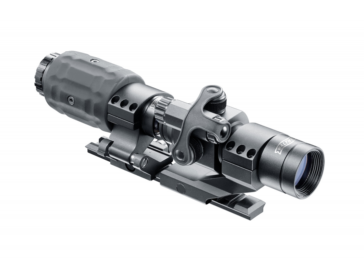 Kolimátor s výklopným zväčšovacím modulom Walther EPS 3