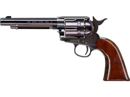 165768 revolver co2 colt saa 45 5 5 blued kal 4 5mm bb