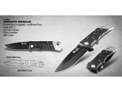 166239 trento rescue takticky noz skladaci s puzdrom