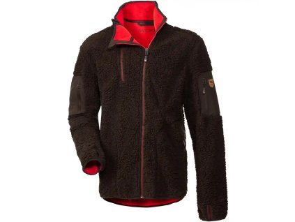 166659 bunda obojstranna oranzova hneda