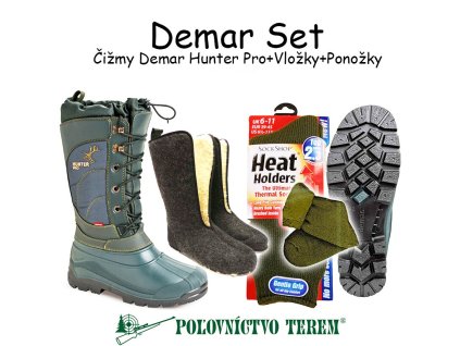 cizmy demar hunter pro vlozky ponozky polovnictvoterem