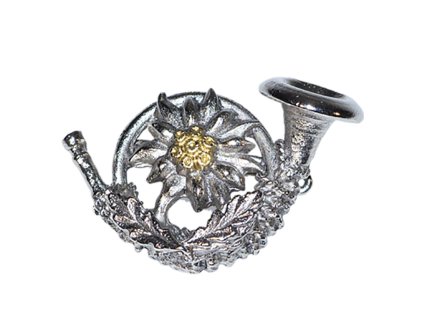 167493 odznak lesny roh strieborny s plesnivcom