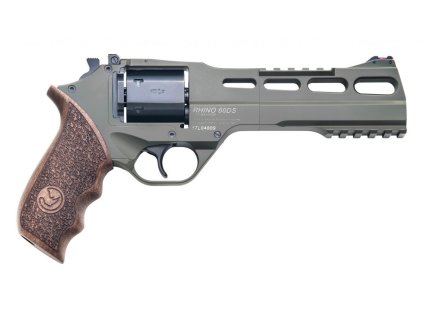 168387 chiappa rhino 60ds hunter kal 357mag green cerakote frame 340 282