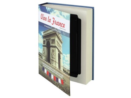 168678 schranka na hotovost kluce trezor kniha francuzko 23 x 15 x 4 cm