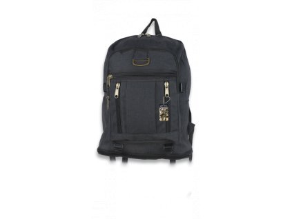 169437 ruksak canvas cierny 35 40 lit plateny