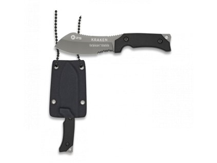 169992 takticky noz dyka s puzdrom na krk rui k25 kraken 32373