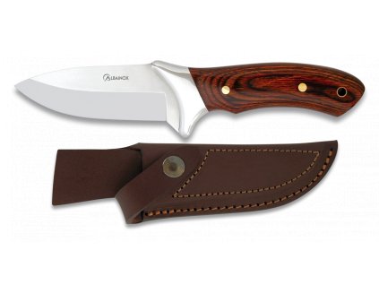 170616 polovnicky noz s kozenym puzdrom albainox 31553