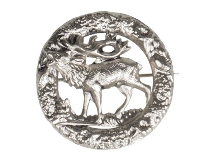 171321 polovnicky odznak jelen v kruhu