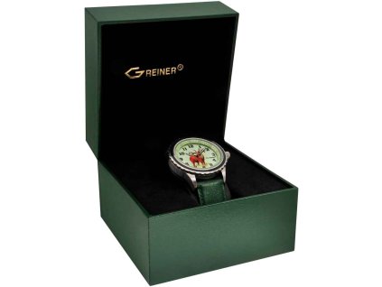 97035 polovnicke hodinky greiner kozeny remienok jelen zboku