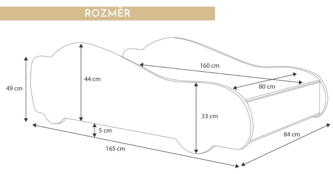 spiderman-postel-ve-tvaru-auta-160x80-cm-rozmery
