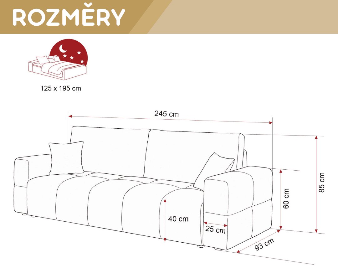 boucle-pohovka-elif-rozmery