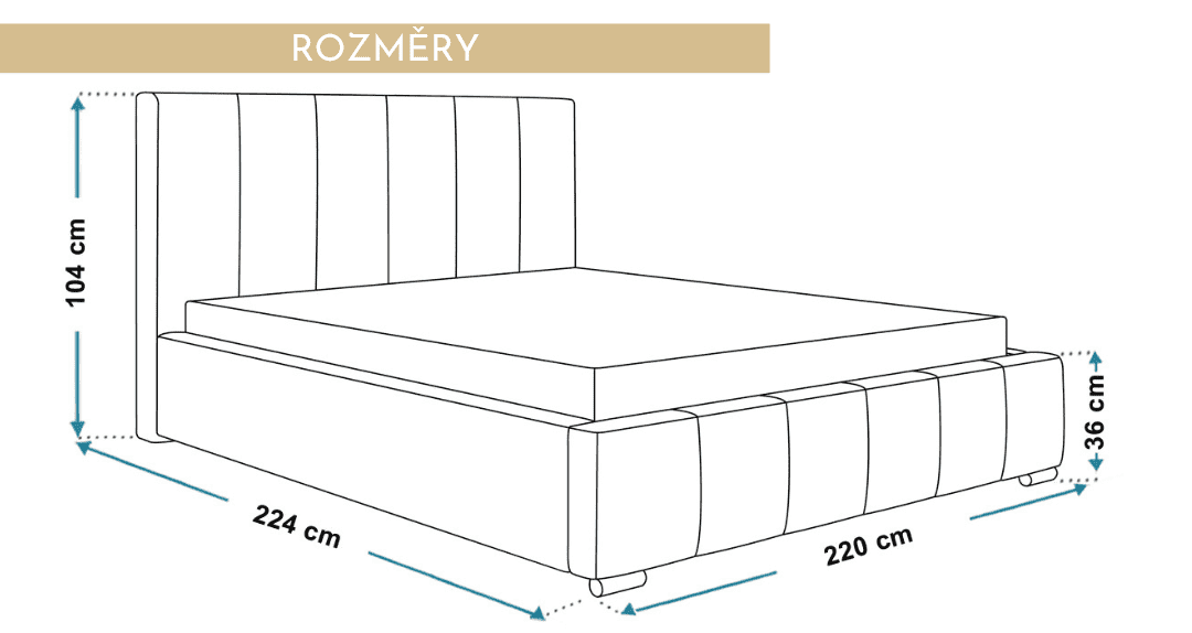 rozmer-velka-calounena-postel-200x200-cm-betty