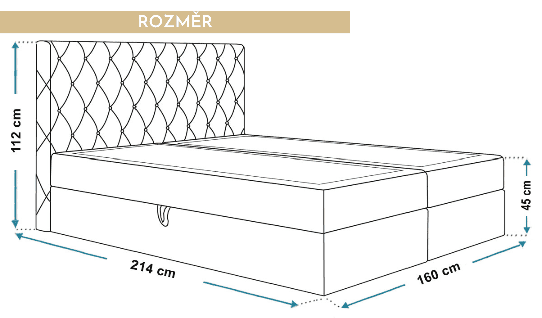 rozmery-boxspring-s-krystalky-dona-160x200-cm